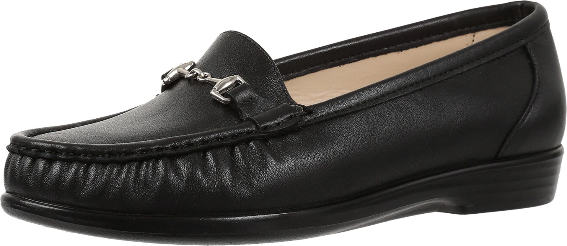 SAS Women's, Metro Slip on Flats Black 7.5 W