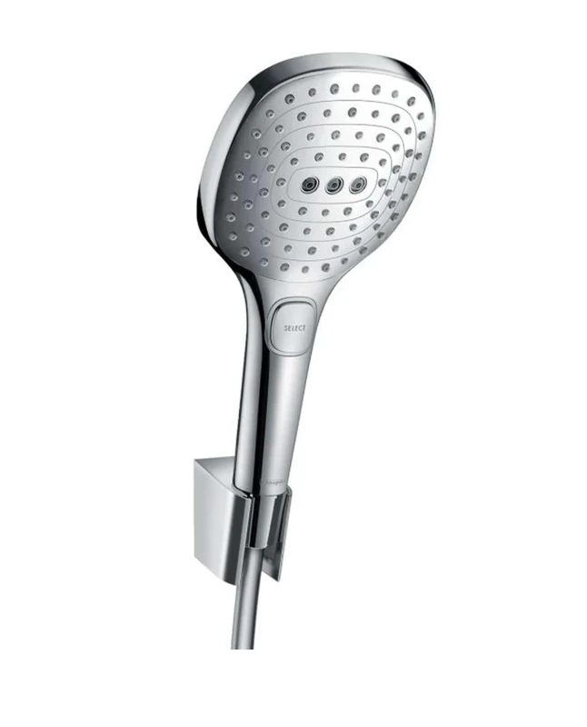 hansgrohe Raindance Select E Shower holder set 120 3jet with shower hose 125 cm