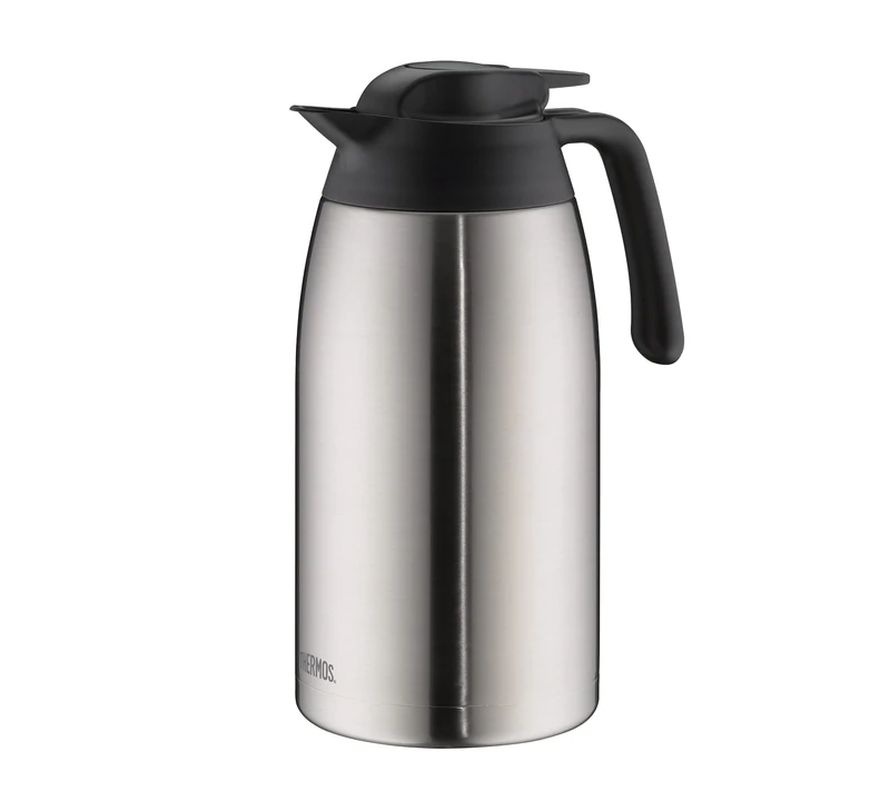 Thermos 4026.205.100 THV flask, 1.0 L, stainless steel, 12.5 cm x 16.5 cm x 16.5 cm, Stainless Steel, edelstahl, 12,5 x 16,5 x 25,5 cm