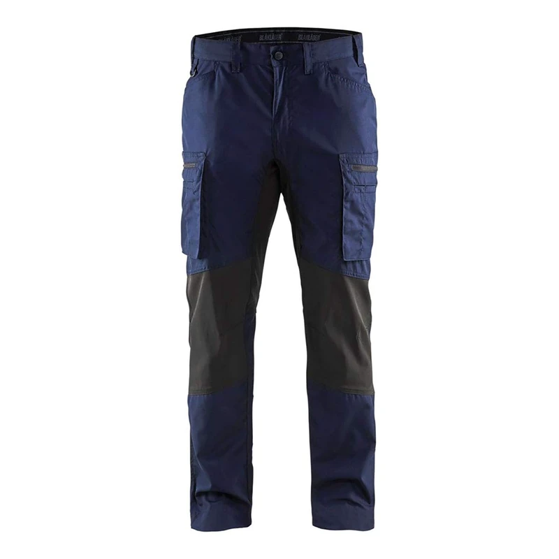 Blakläder 145918458999C46 Size C46 "Stretch" Service Trousers - Navy Blue/Black