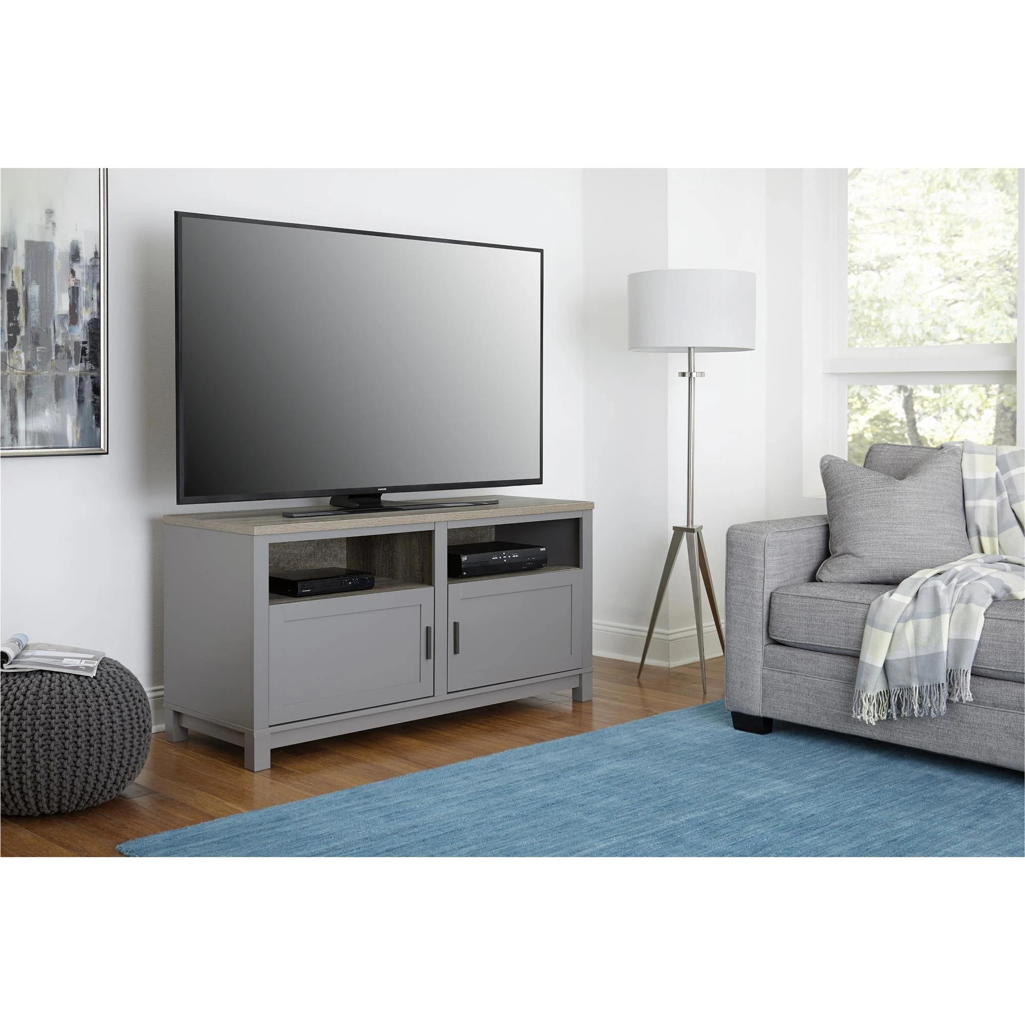 Ameriwood Carver TV Stand Grey