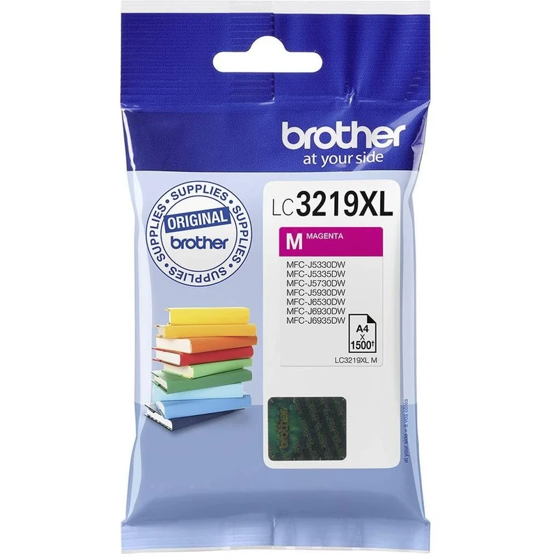 Brother LC-3219XLM Inkjet Cartridge, Magenta, Single Pack, Super High Yield, Includes 1 x Inkjet Cartridge, Brother Genuine Supplies