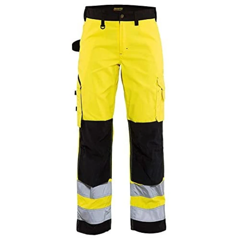 Blakläder 715518113399C50 Size C50 "High-Vis" Ladies Trousers without Nail Pockets - Yellow/Black