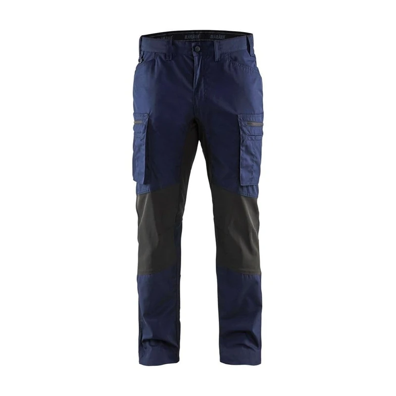 Blakläder 145918458999C44 Size C44 "Stretch" Service Trousers - Navy Blue/Black