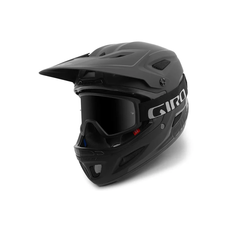 Giro Unisex Adult Disciple MIPS Full Face Helmet - Matt Black/Gloss Black, X-Small/47-51 cm