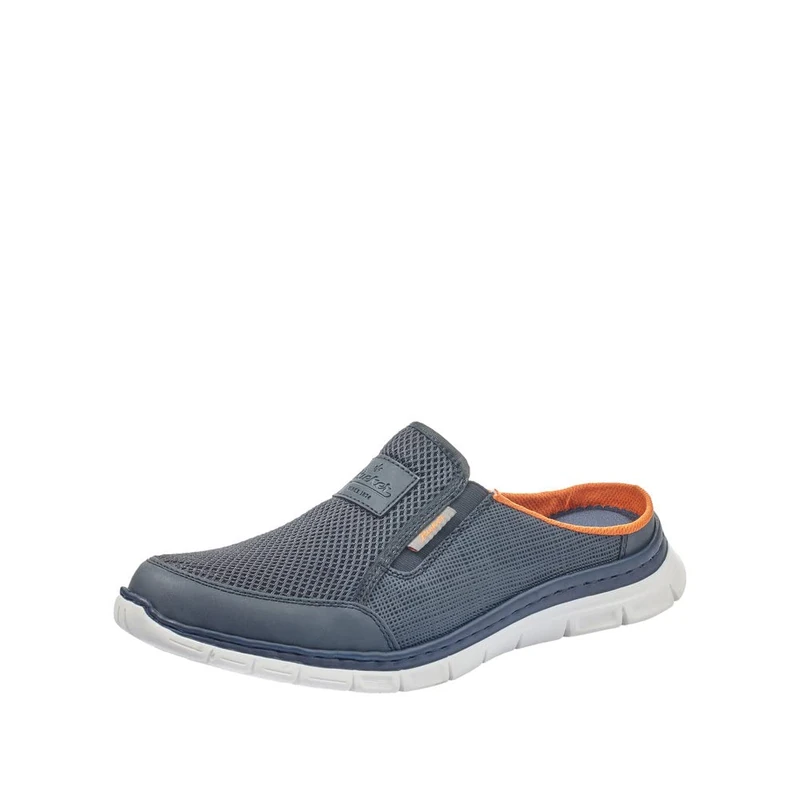 Rieker Men's B4879 Clogs, Blue Denim Atlantis 14, 7.5 UK