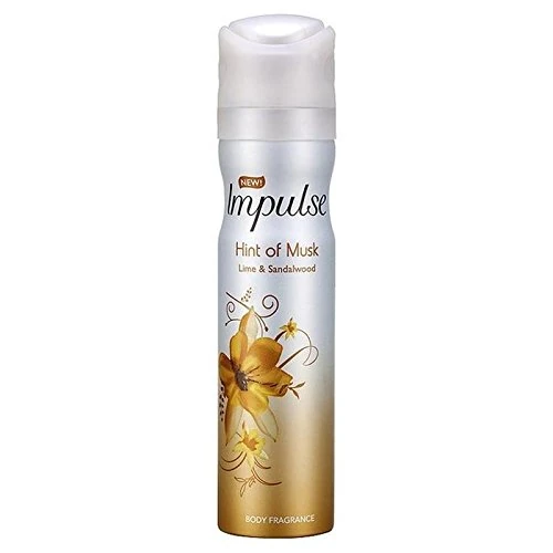 Impulse Hint of Musk Body Fragrance Deodorant 75ml (PACK OF 4)