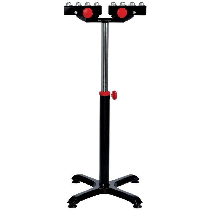 SIP V-Type Roller Ball Stand Adjustable 700-1150mm 100kg Capacity Roller Stands for Woodworking