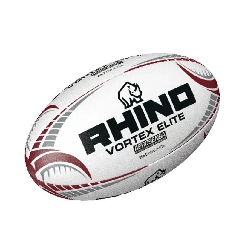 Rhino Vortex Elite Match Rugby Ball, Size 5