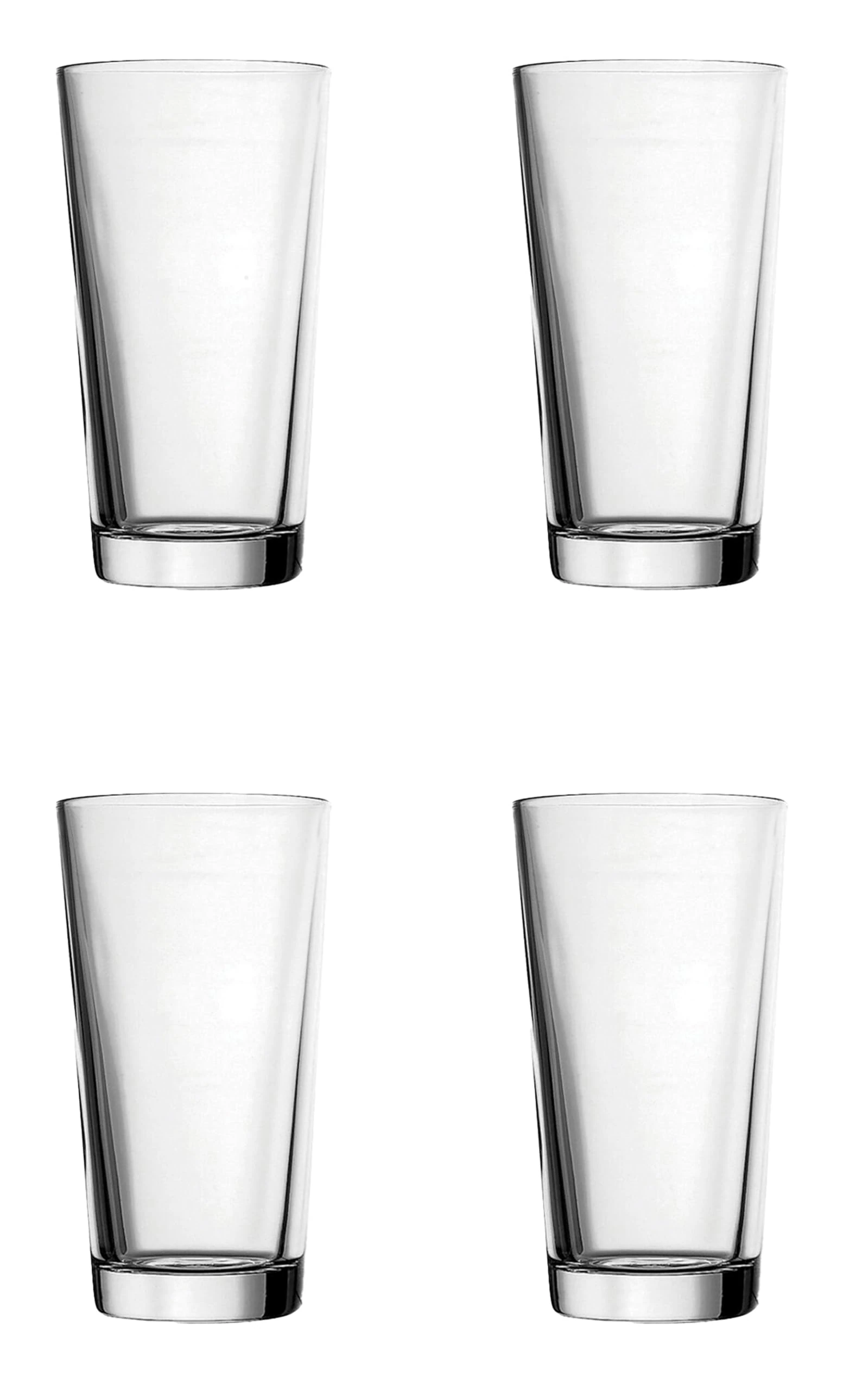 Utopia Perfect Pint Glasses 20oz / 568ml - Set of 4 | Toughened Beer Glasses