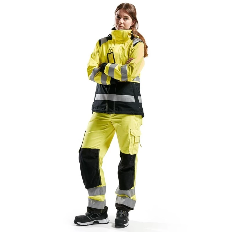 Blakläder 715518113399C38 Size C38 "High-Vis" Ladies Trousers without Nail Pockets - Yellow/Black
