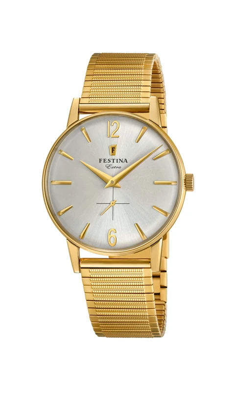 Festina Mens Quartz Watch, Analogue Classic Display and Stainless Steel Strap F20251/2