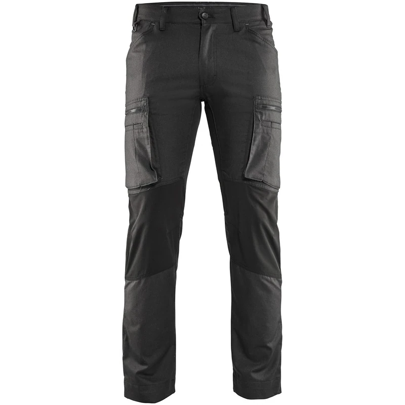 Blakläder 145918459499C46 Size C46 "Stretch" Service Trousers - Grey/Black