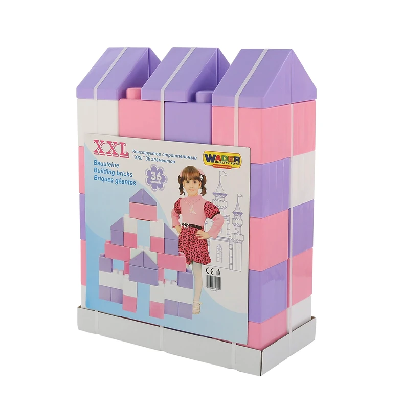 Wader-Polesie Klocki budowniczy "XXL" 36 el. rÄlÄšzowe [KLOCKI]