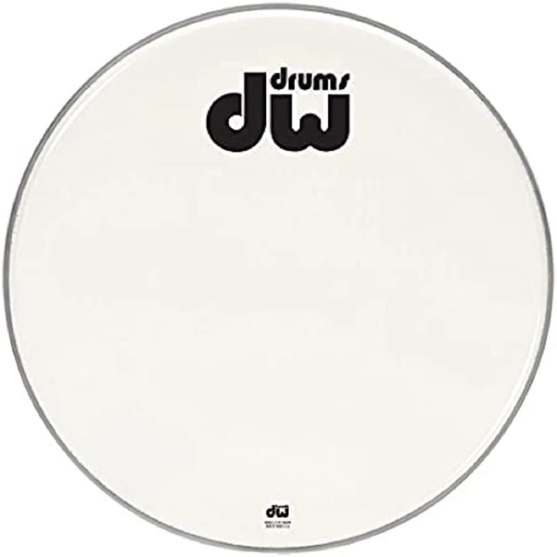 Drum Workshop DRDHAW18K Double A Bass Drum Head 18 Inches Smooth White