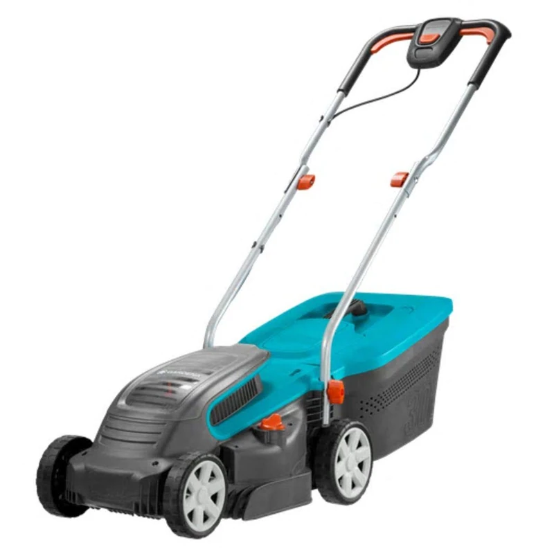 Gardena 05033-20 "Powermax LI-40/32" Lawnmower Set - Blue/Orange/Black