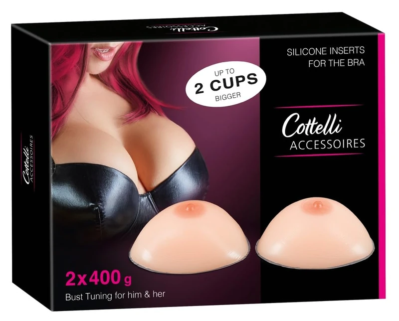 Cottelli Accessoires Women's Silicone Breasts Light Skin-Coloured 400 g