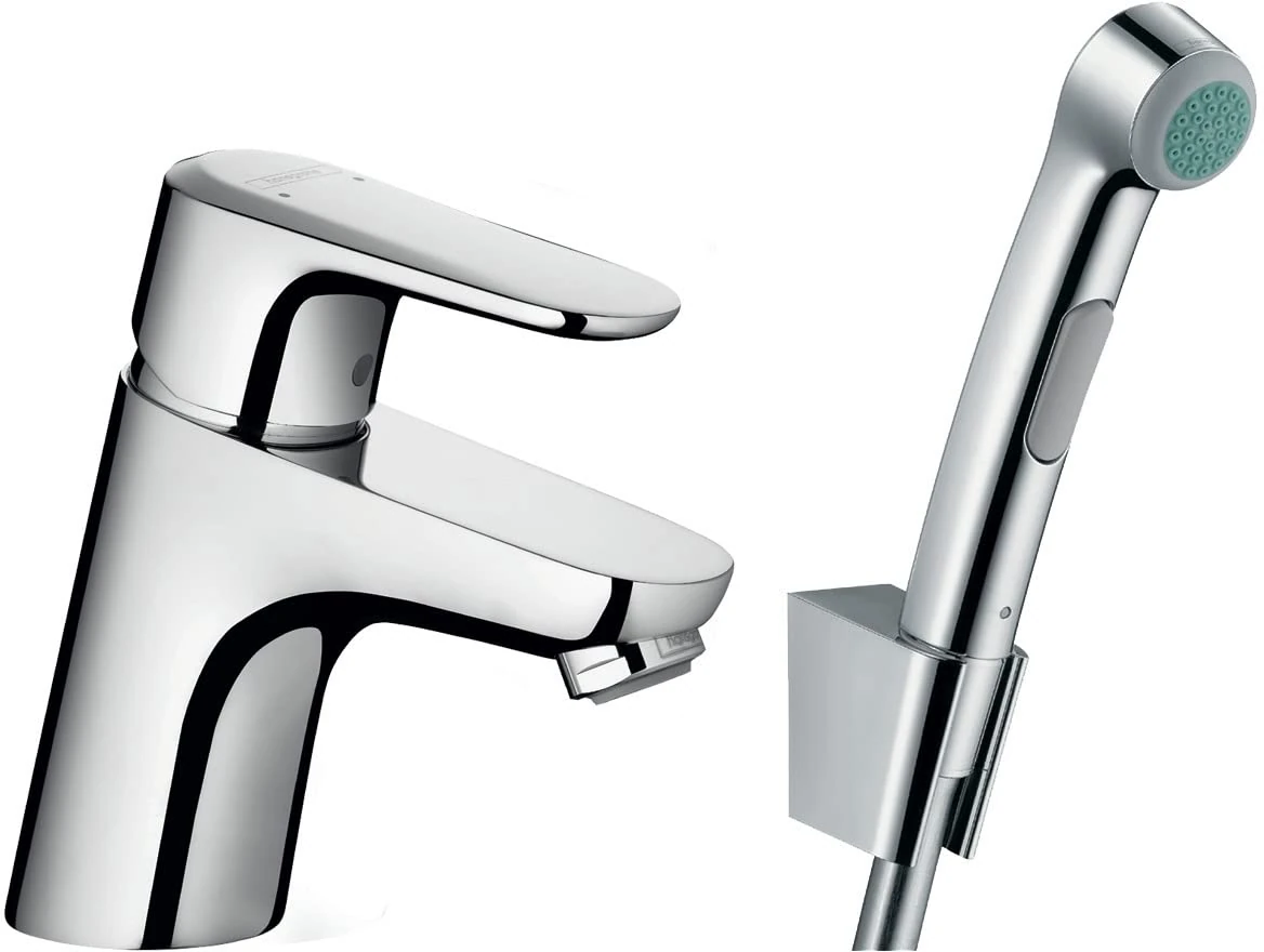 Hansgrohe – Toilet Shower for Intimate Toilette Bidet, Silver, 32126000