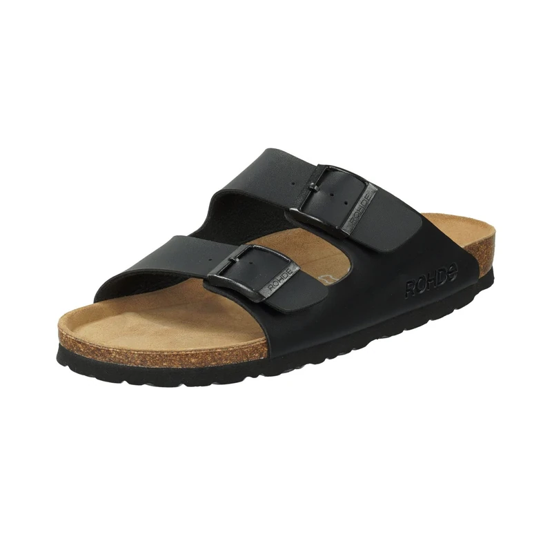 Rohde Grado Men's Mules, Slippers, Slides, Sandals, Summer Shoes, Casual Shoes, Black (Black 90), 10.5 UK