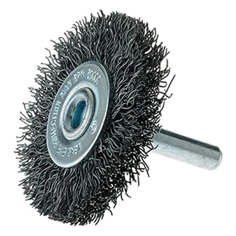 Mercer Industries 182020B Crimped Wire Wheel, 2" x 1/4" Shank for Drills and Die Grinders, 20-Pack