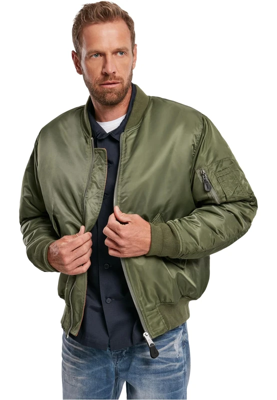 Brandit MA1 Jacket, color: olive, size: L