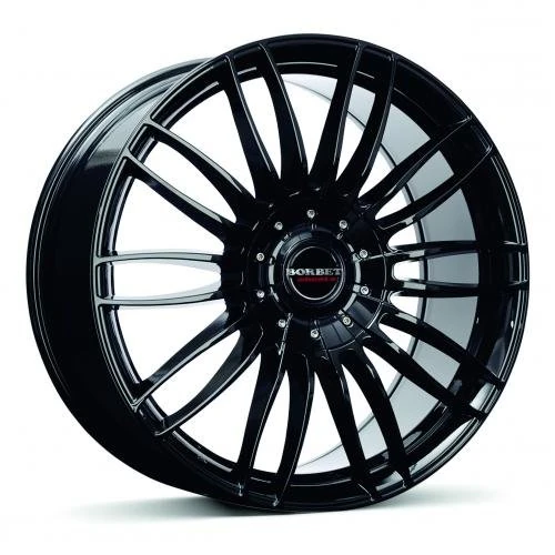 Borbet CW 3 8.5 x 19 ET 40 Bolt Circle 5 x 114.3 Hub Centering 64.1 CW3 85940114.3564.1BG, Black Glossy