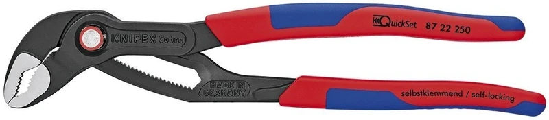 Draper 53953 Knipex Quickset Water Pump Pliers, Multi-Colour, 250 mm