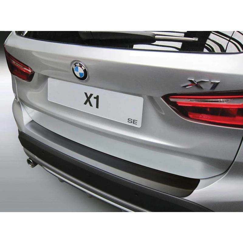 RGM ABS Rear bumper protector compatible with BMW X1 F48 Sport/X-Line 10/2015-8/2019 Black