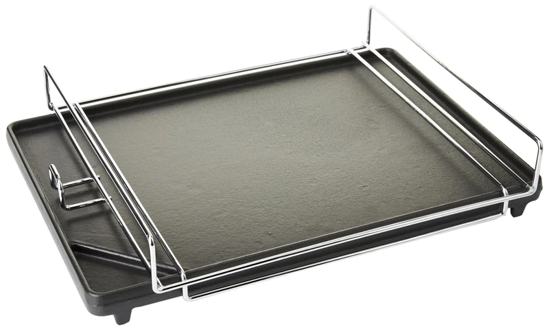 Char-Broil 140 515 - Cast Iron Side-Burner Griddle (Plancha)., Black, 37x25.4x2 cm