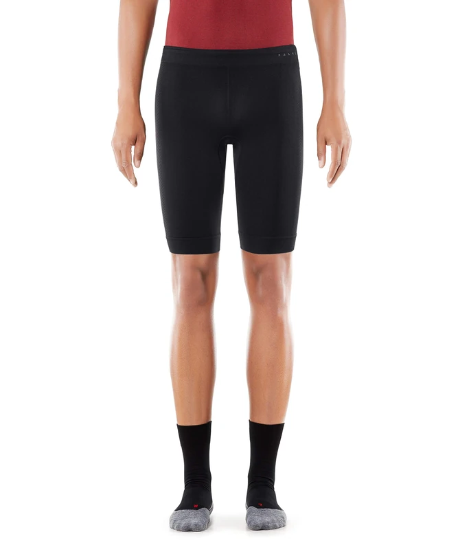 FALKE Men Light Short Tights - Sports Performance Fabric, Black (Black 3000), S, 1 Piece