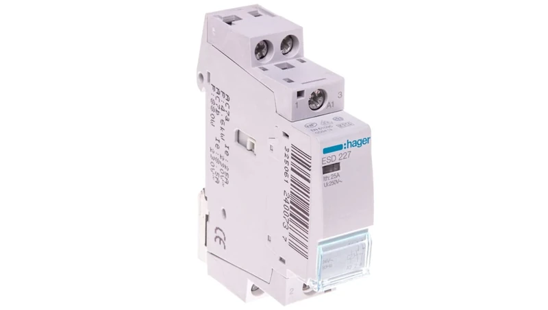 Hager esd227 – CONTACTOR 25 A 1 NA + 1NC 24 V