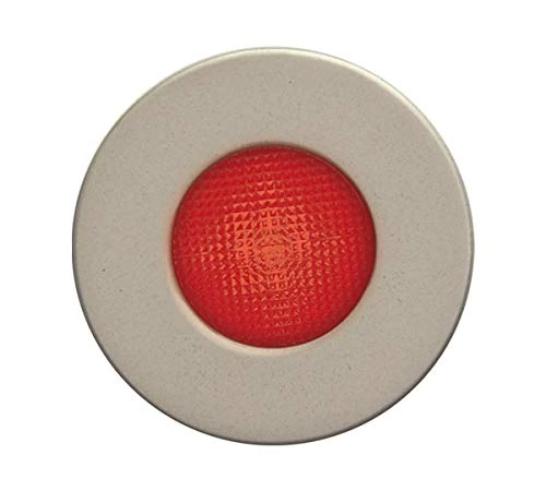 Daisalux Lyrra R/R LED Beacon Transparent Red 230 Nickel