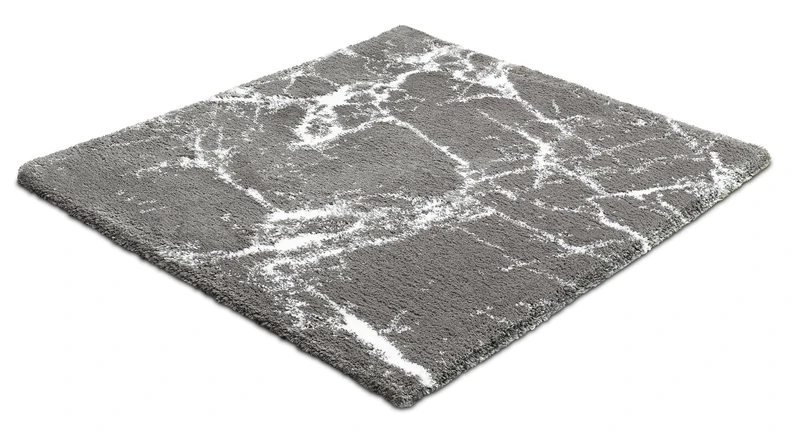 Kleine Wolke Como Bath Rug, Platin, 60 x 60 cm