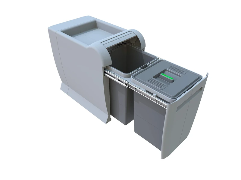 Elletipi City PTA 3045B Removable Bin for Base, Grey, 28 x 47 x 44 cm