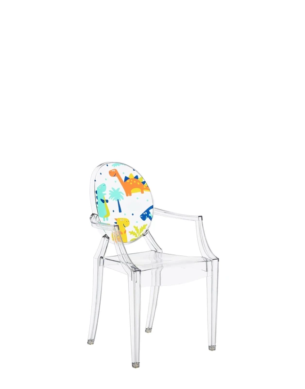Kartell Loulou Ghost Kids, Plastic, Transparent, 37 x 39 x 63 cm