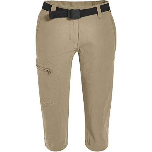 Maier Sports Women's Inara Slim 3/4 Bermuda Shorts, Coriander, 38 Beige