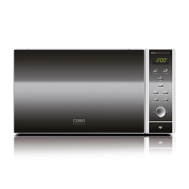 CASO Design MCG25 Ceramic Chef 900W Combination Microwave, Oven + Grill, 25L Capacity, Flatbed Microwave with 10 Power Levels, Sliding Rack, Easy Clean - Image 1