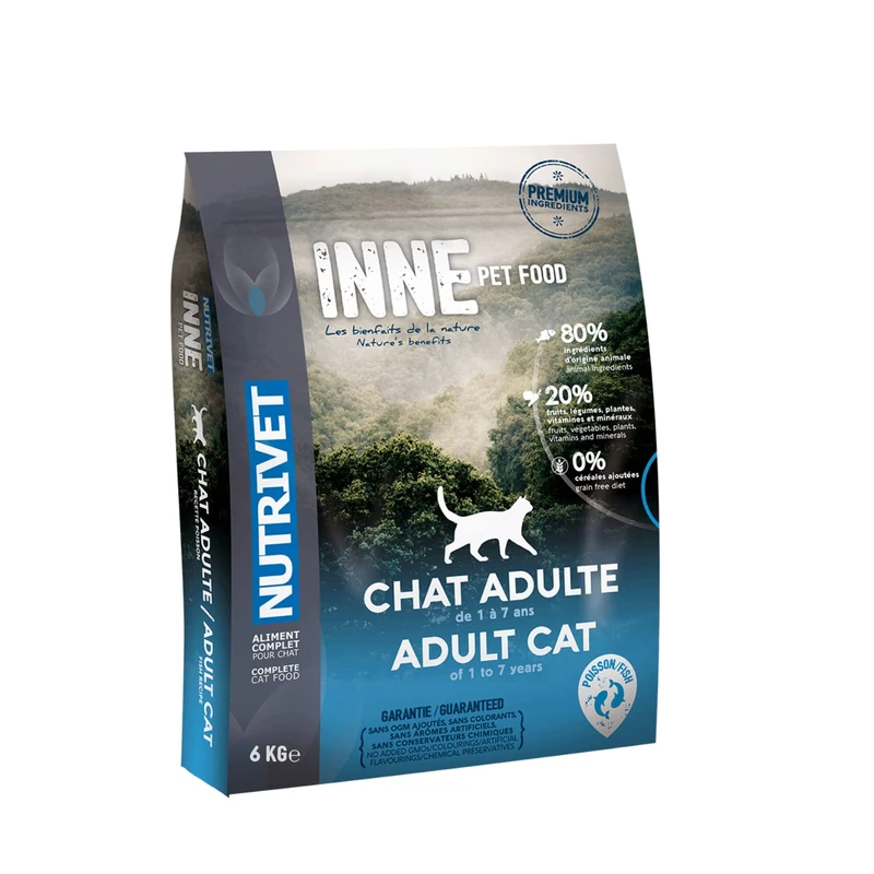 nutrivet Inne from 1 year to Fish Adult Cat 6kg Bag