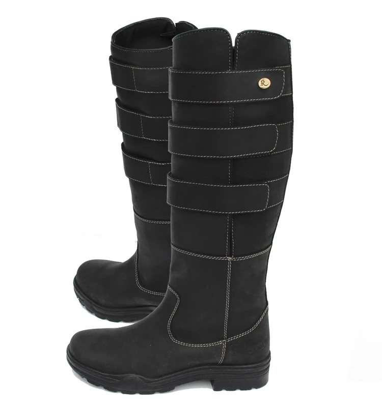 Rhinegold Unisex Country Rhinegold Elite Colorado Boot 8 42 Black, Black, Size EU42 UK