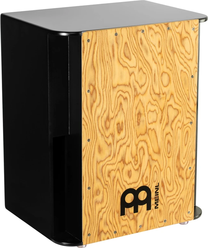 Meinl Percussion Vertical Subwoofer Cajon - Big Drum Box with Snare and extra Bass Reflex Channel - Playing Surface Makah-Burl (SUBCAJ6MB-M)