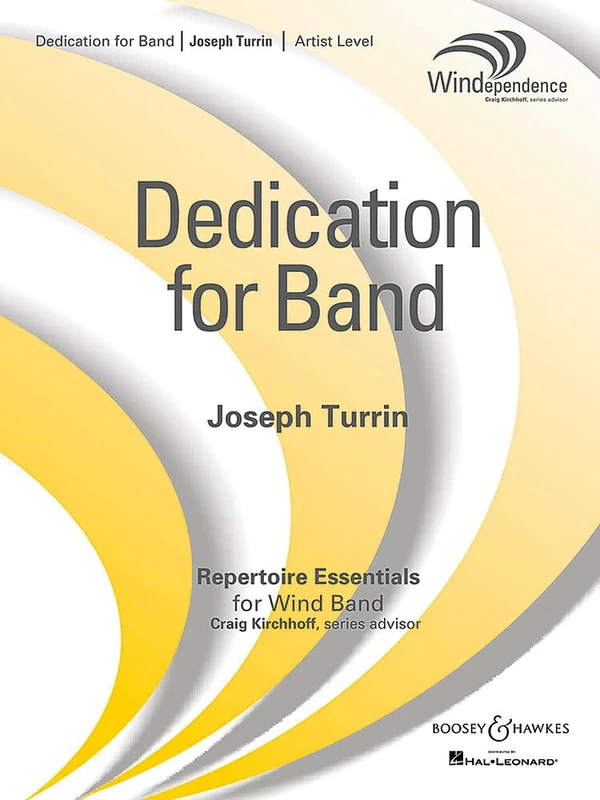 Dedication for Band: wind band. Partition et parties.