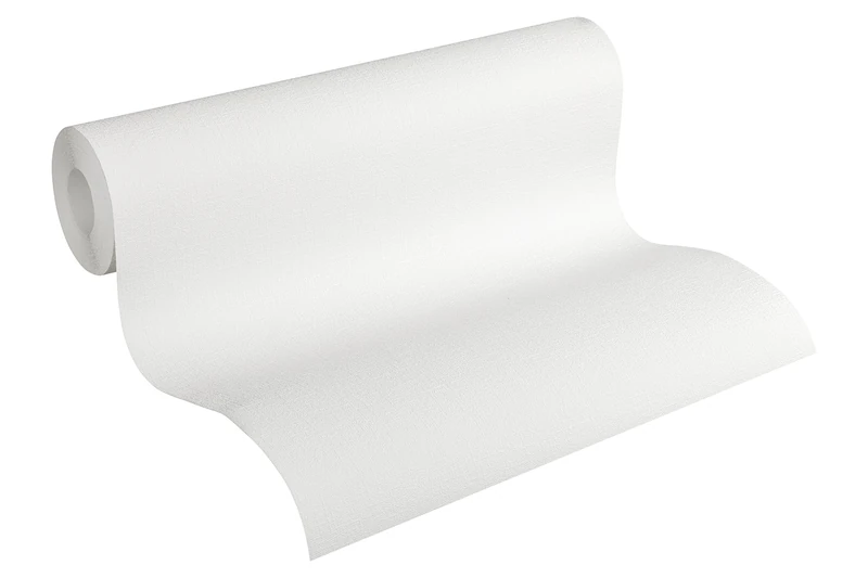 A.S. Création Meisterplaster Non-Woven Wallpaper 15 m Alternative to Woodchip Plain Wallpaper 15 x 0.53 m, White, Breite 0,53 m - Rollenlänge 15,00 m