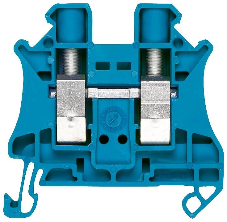 Siemens – Pitch Terminal with Screw 2.5mm2 5.2mm Blue - Image 1