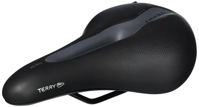 Ergon Fisio flex gel men's cycling saddle – black, standard