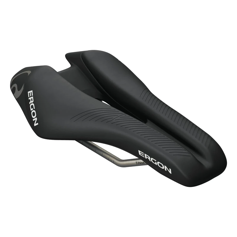 Ergon SR Triathlon Mens Performance Saddle, Front Position, Black