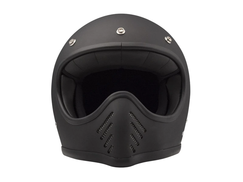 DMD Motorcycle Helmet, Seventyfive Matt Black