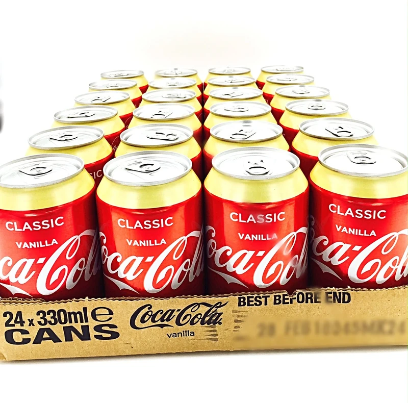 COCA COLA Vanilla 330ml (Pack of 24) case soda