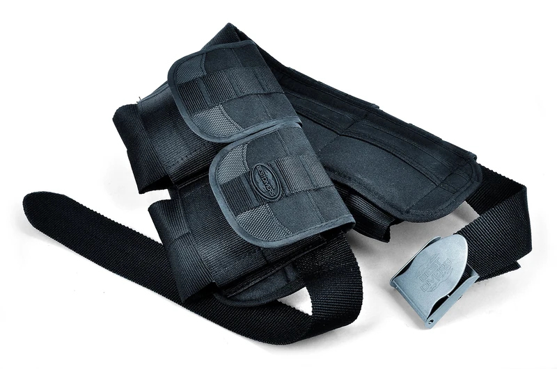 Best Divers zi0131 Belt portapiombi Sub, 4 Pockets Elite, Stainless Buckle