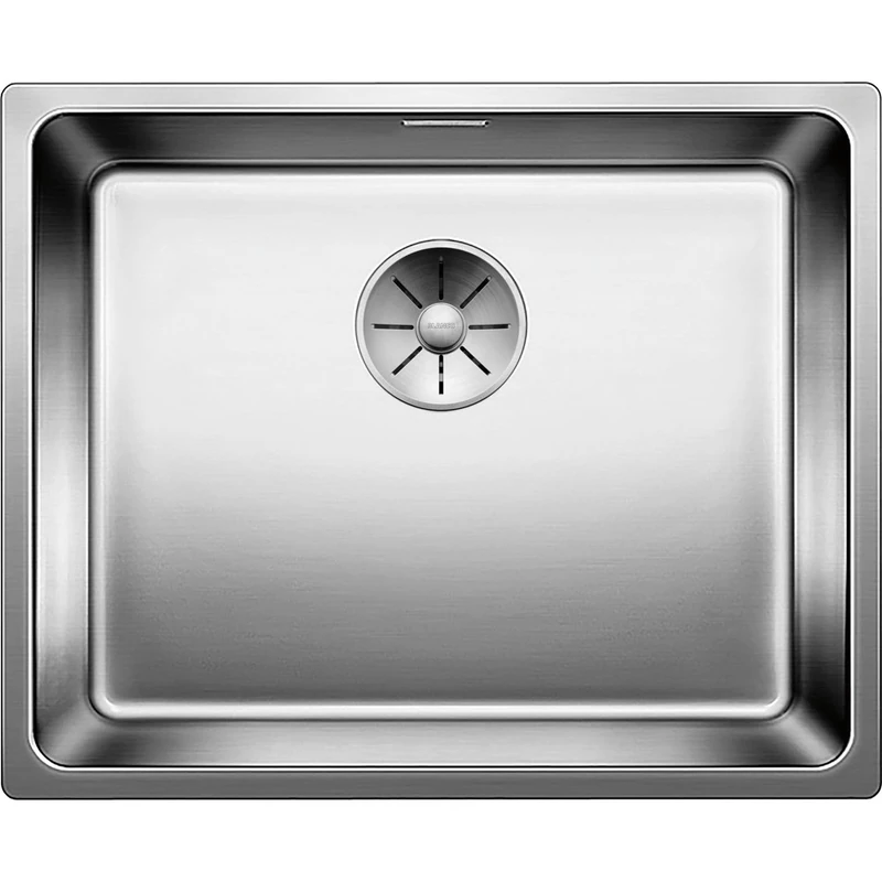 BLANCO ANDANO 500-U 522967, Base Cabinet Sink, Base Cabinet Bowl, With InFino Drain System, Satin Stainless Steel Finish