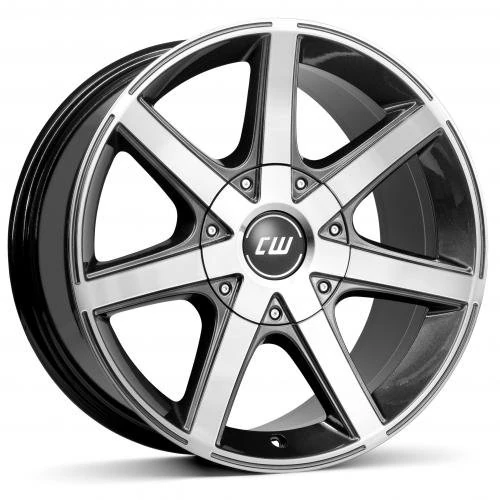 Borbet CWE 8.5 x 18 ET 45 Bolt Circle 5 x 120 Hub Centering 65.1 CWE 85845120565.1MAGP, Mistral Anthracite Polished